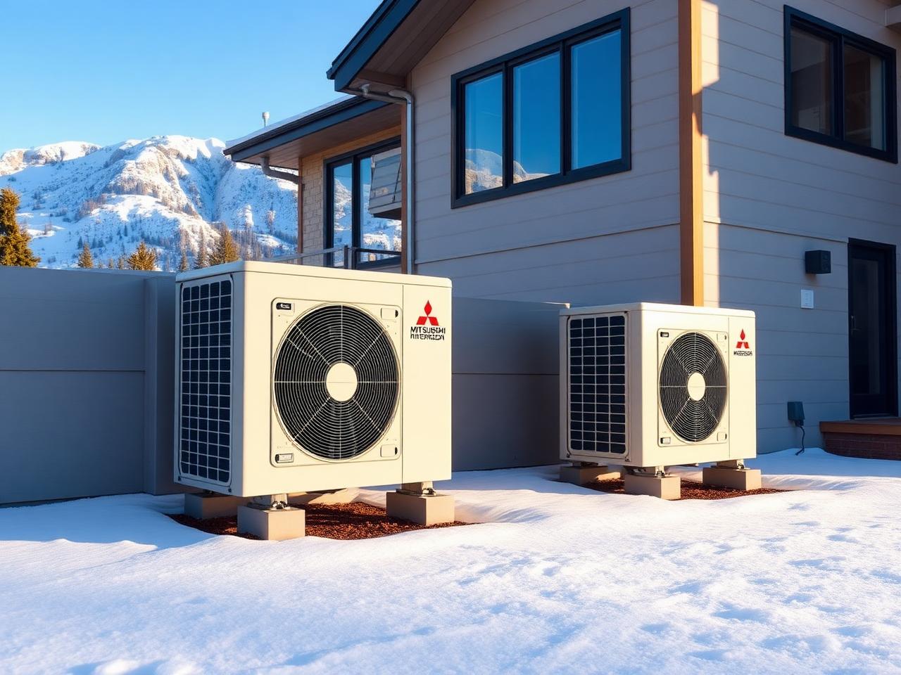 Mitsubishi Hyper-Heat dual-zone install